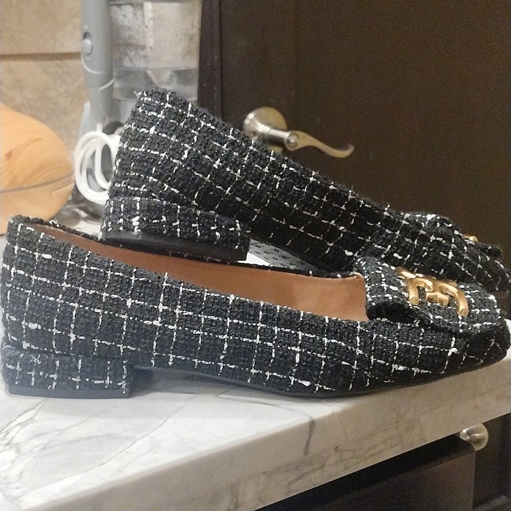 Sam Edelman tweed flats sz 9
